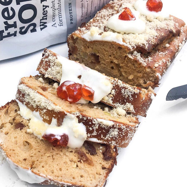 Protein Cherry Bakewell Loaf