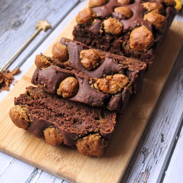 PEANUT BUTTER COOKIE DOUGH CHOCOLATE BANANA BREAD