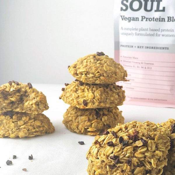 Rolled Oats Protein Cookies