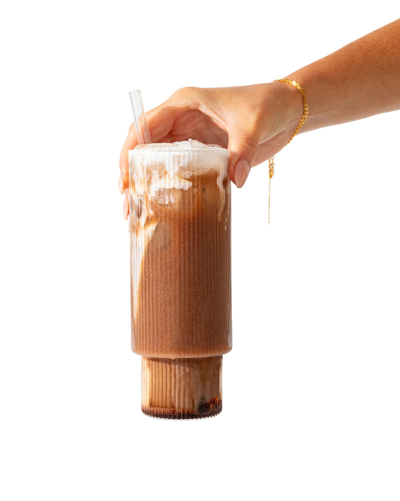 Pour over ice for the ultimate iced coffee experience.