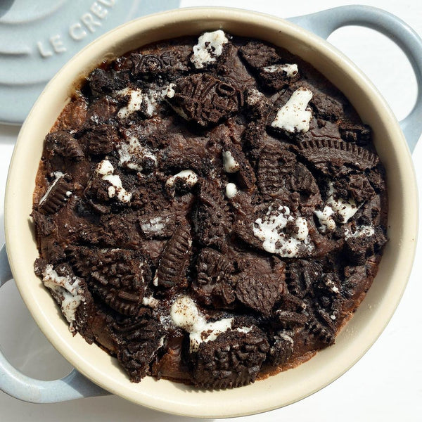 Oreo Cheesecake Baked Oats