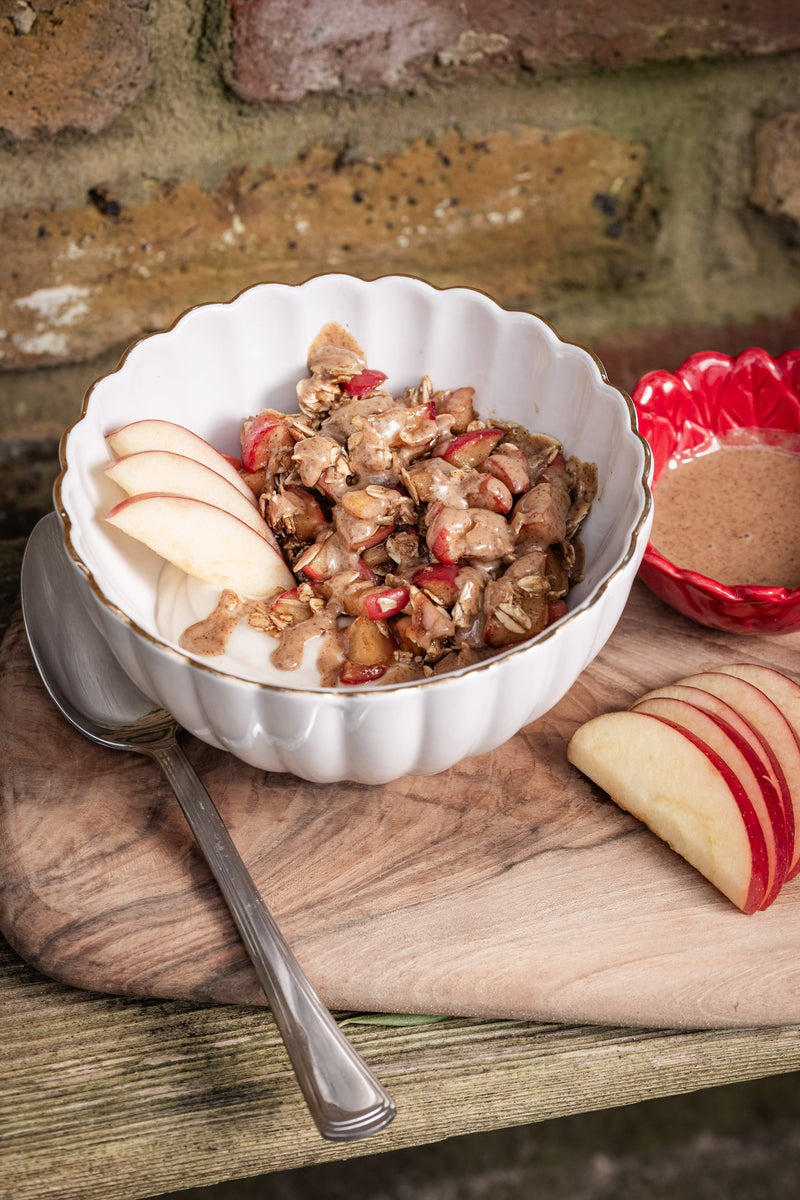 Apple and Oats Protein Breakfast Bowl