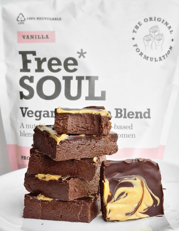 Fudgy Vegan Protein Bars