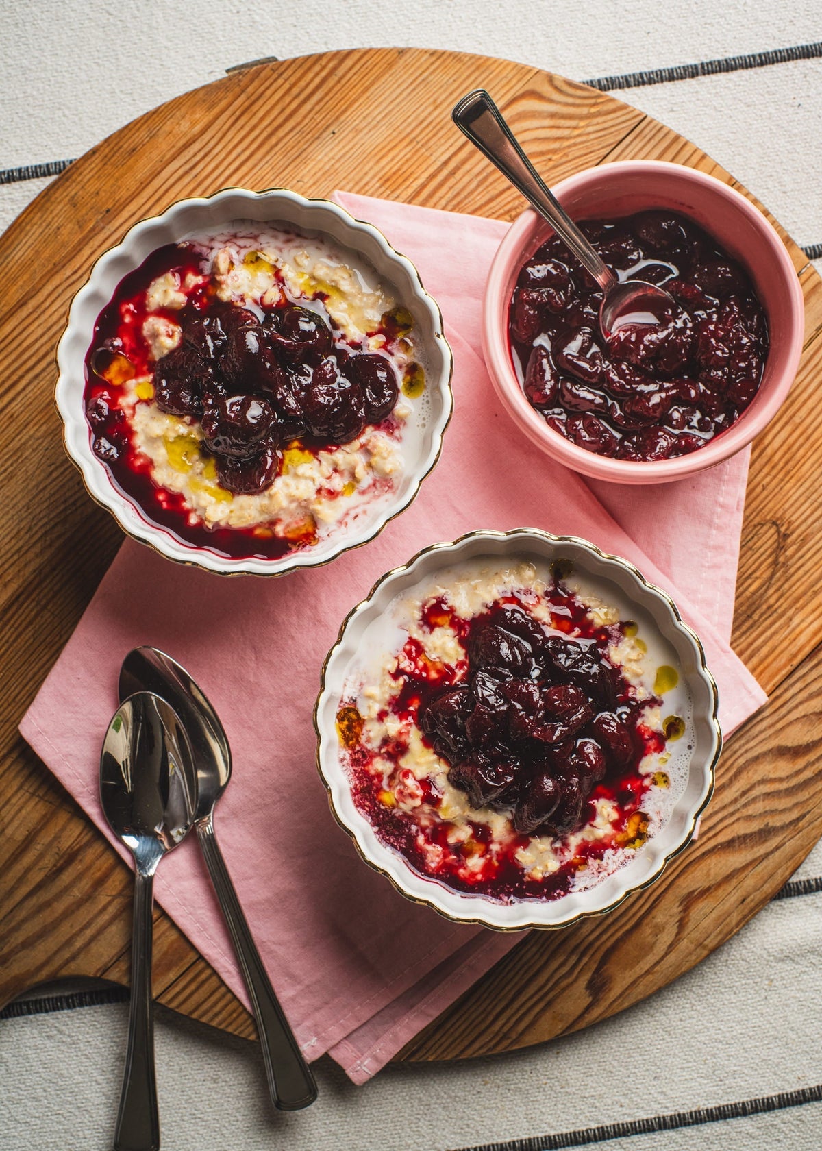 Cherry Protein Porridge