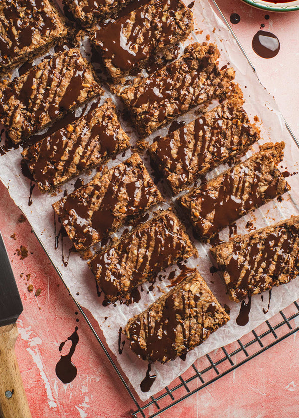 Chocolate Protein Granola Bars