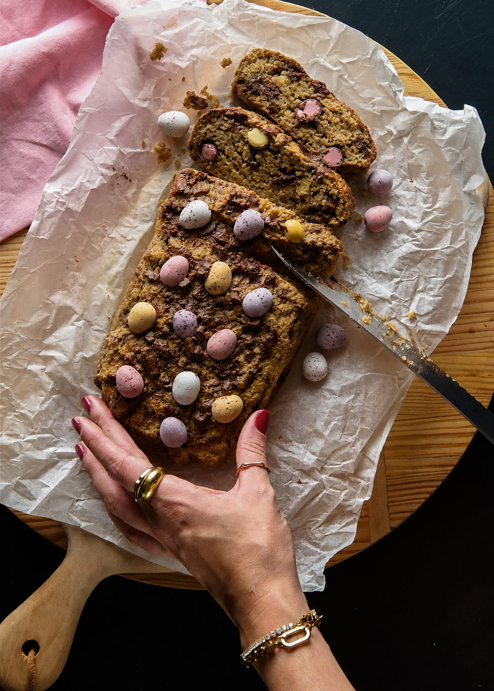Mini Egg Banana Bread