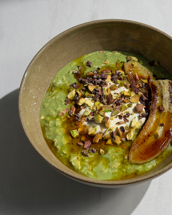 Vanilla Matcha Protein Overnight Oats