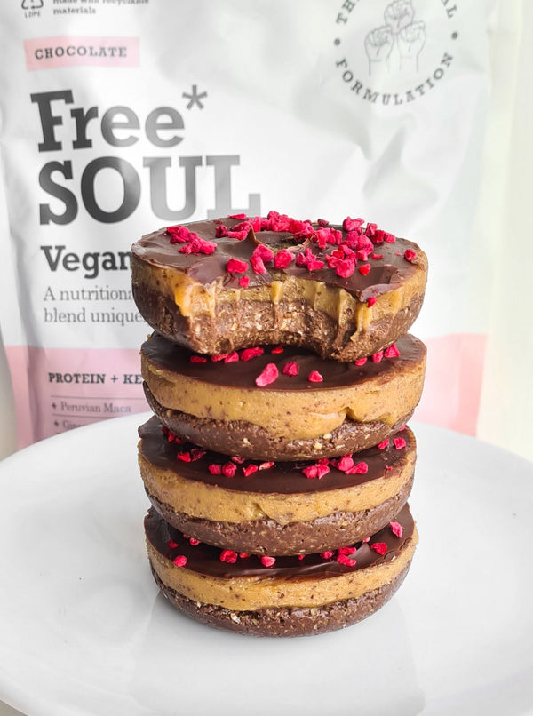 No Bake Protein Doughnuts