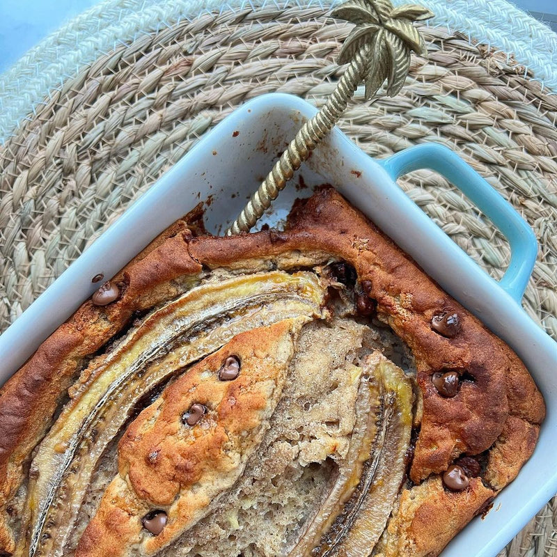 CHOC CHIP PROTEIN BANANA BREAD