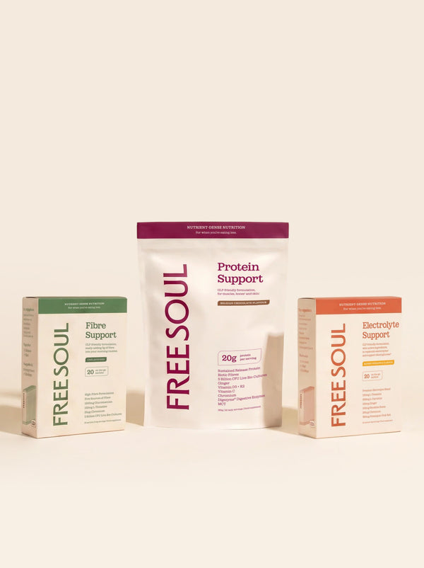 GLP Friendly Supplements Bundle | Protein, Fibre & Electrolytes