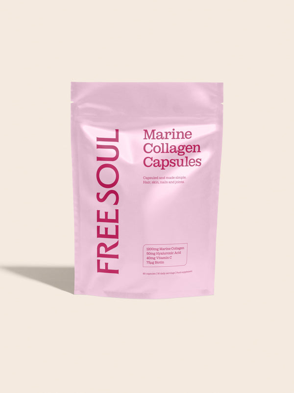 Marine Collagen Capsules with Hyaluronic Acid, Vitamin C & Biotin