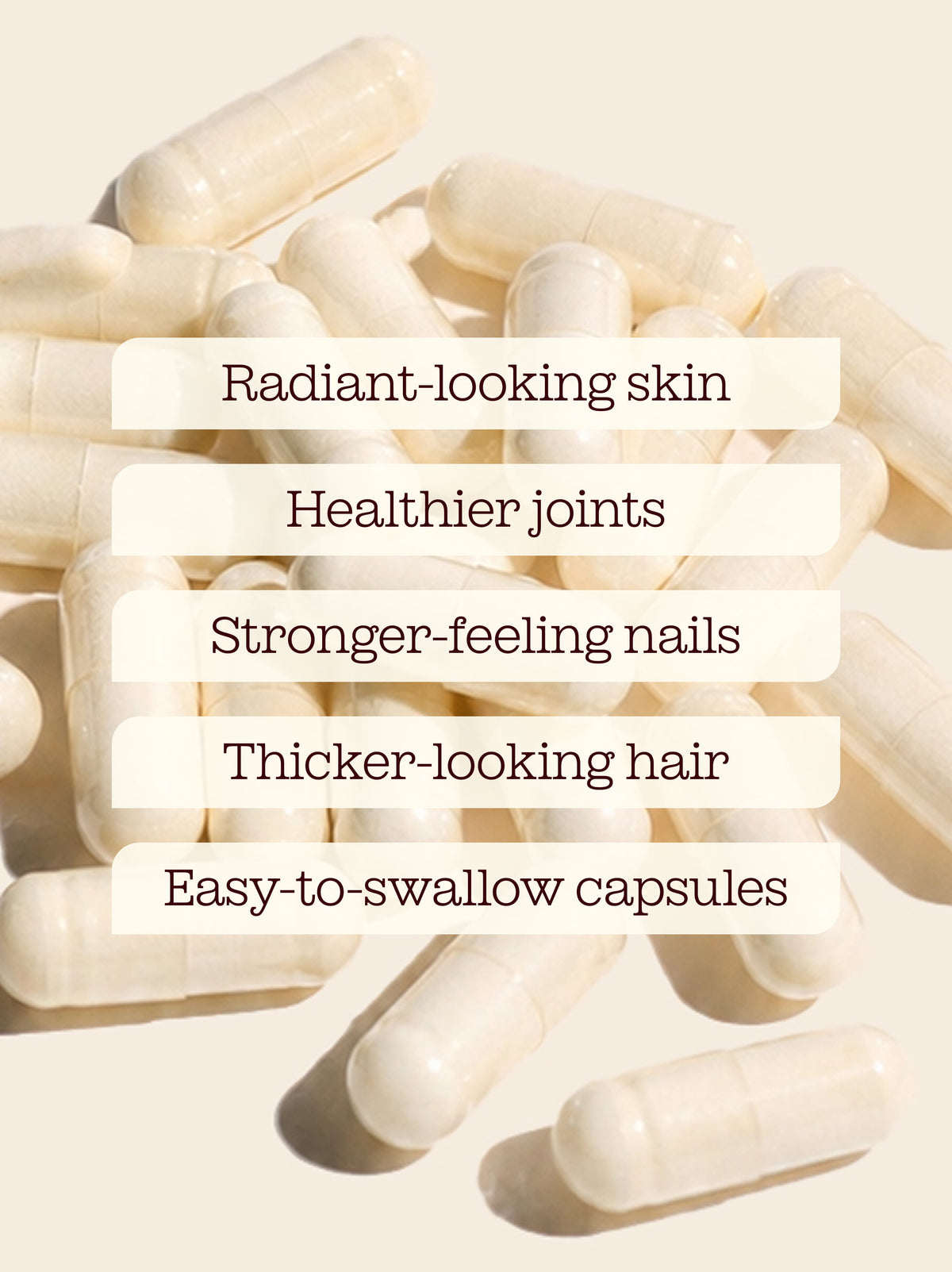 Marine Collagen Capsules with Hyaluronic Acid, Vitamin C & Biotin