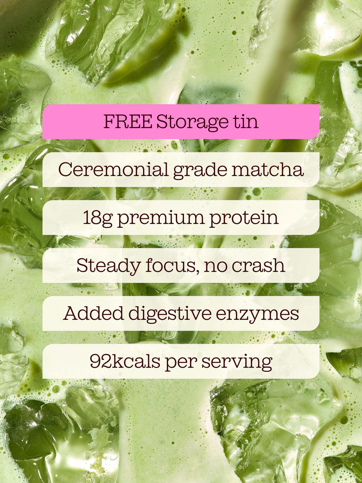 Free Soul x PerfectTed Matcha Protein Powder