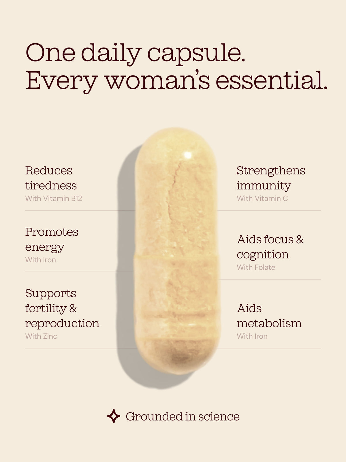 Iron+ with Folate Capsules