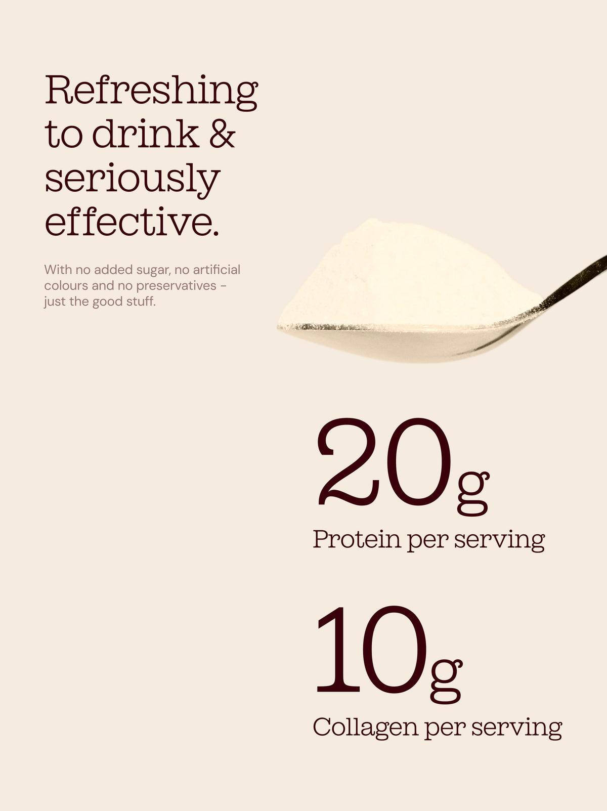 Clear Whey Protein Powder with Marine Collagen