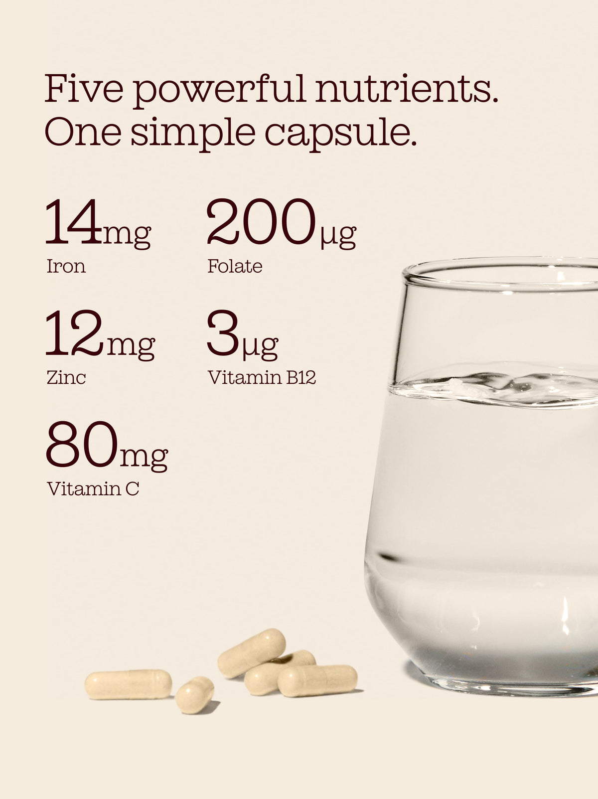 Iron+ with Folate Capsules