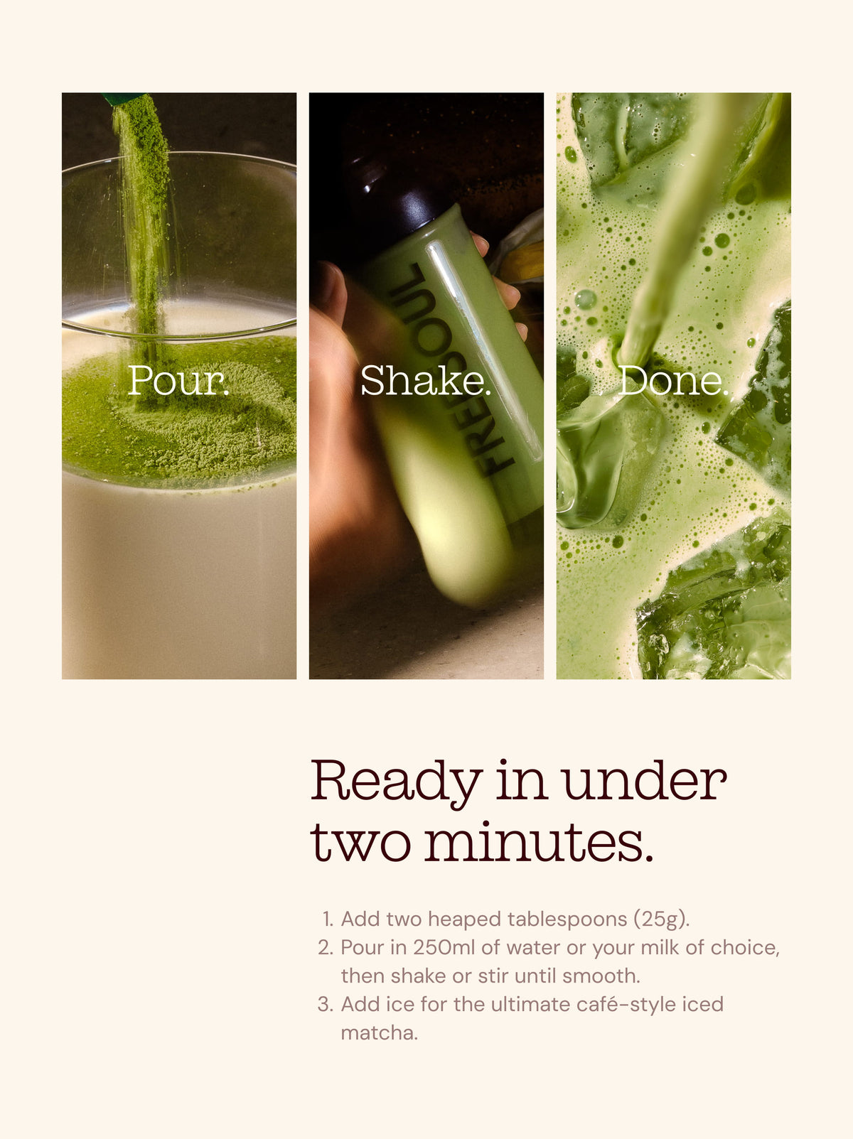Free Soul x PerfectTed Matcha Protein Powder