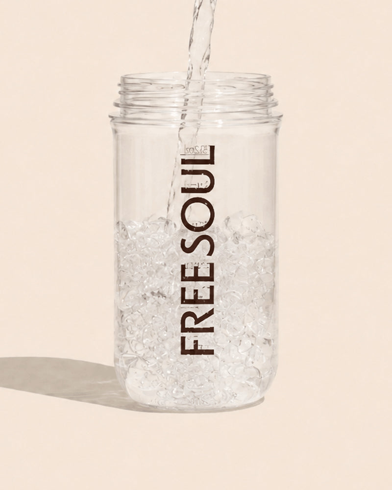 Top with 300ml of cold water and shake like you mean it.