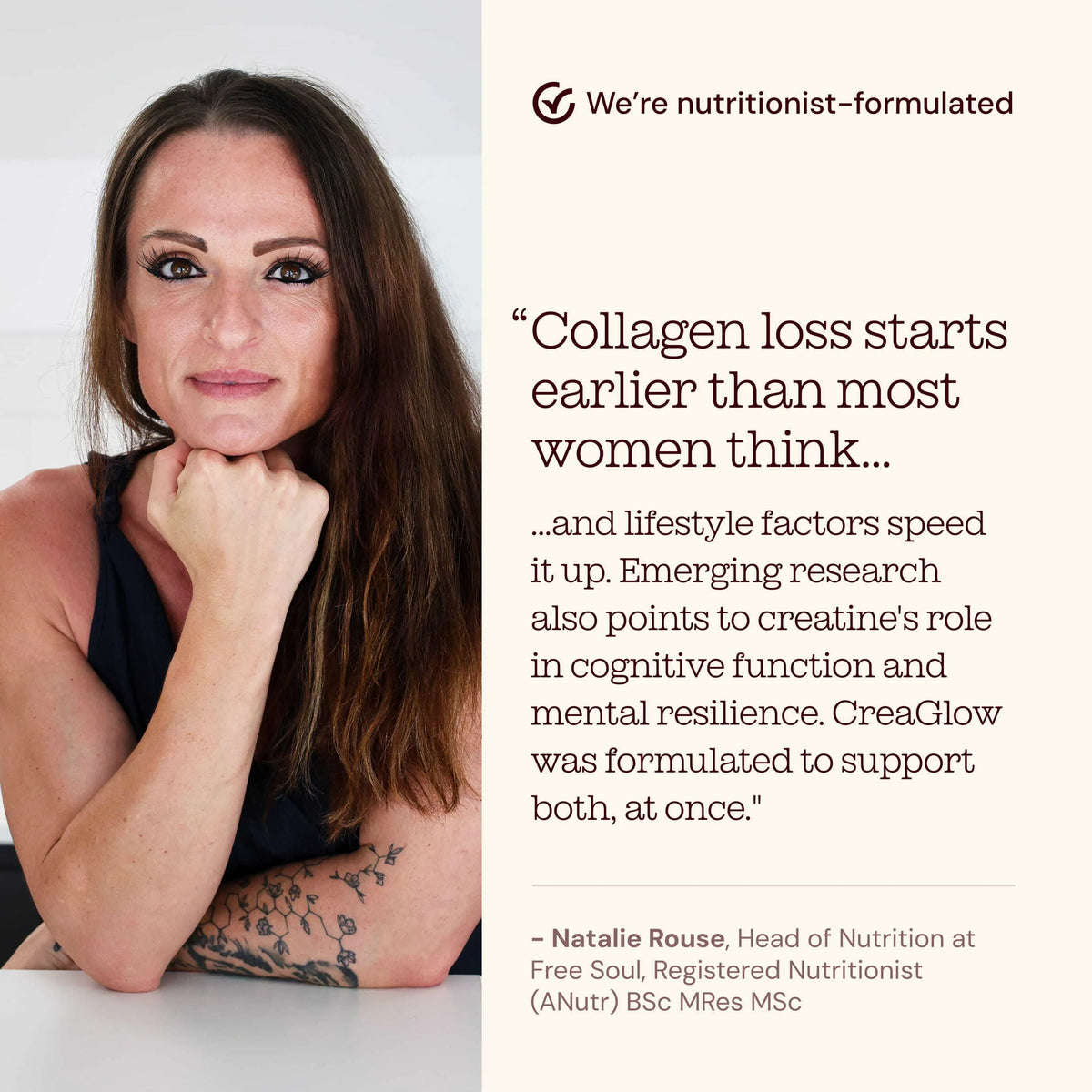 CreaGlow: Collagen + Creatine Powder