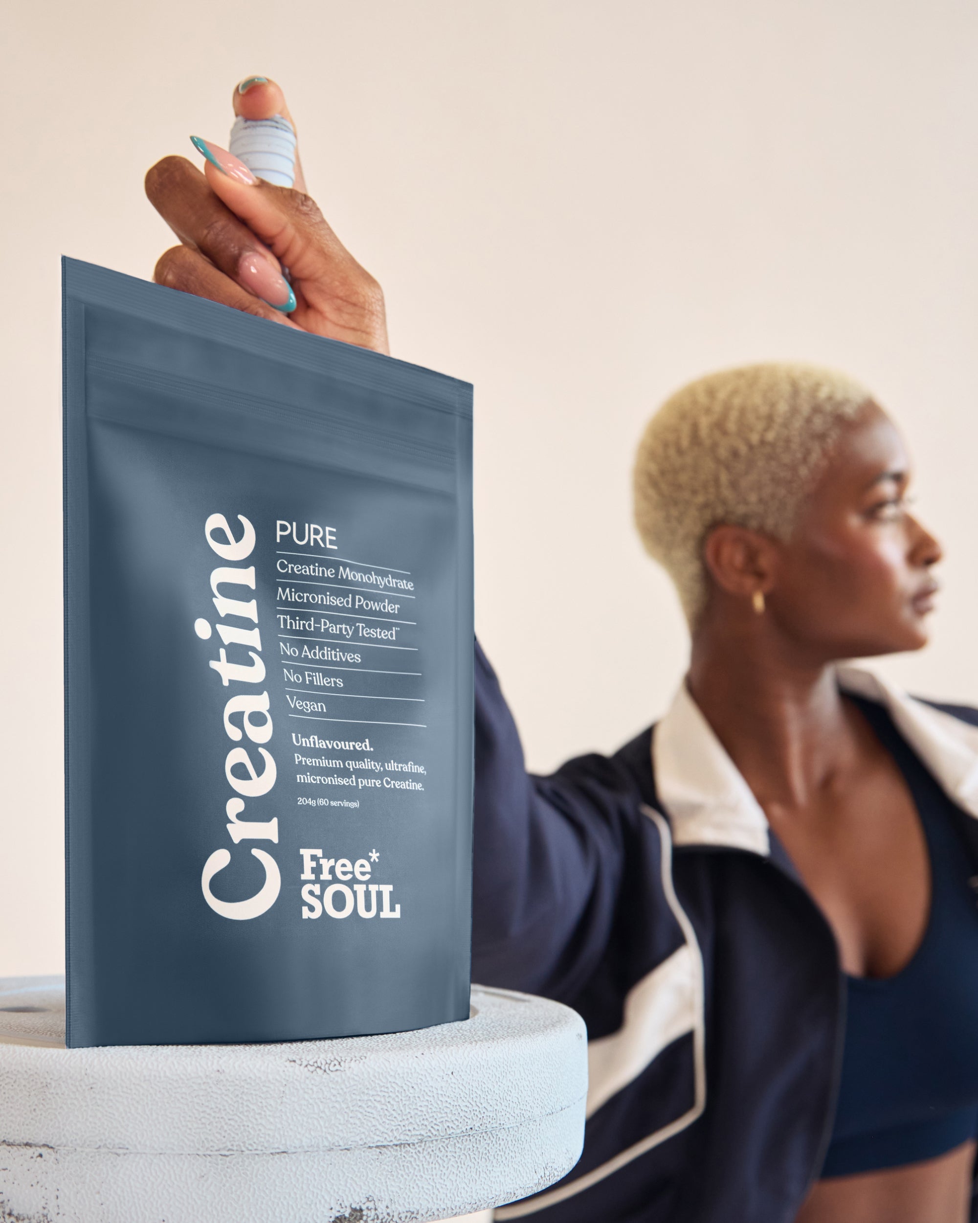 Pure Creatine - Micronised Creatine Powder for Women | Free Soul