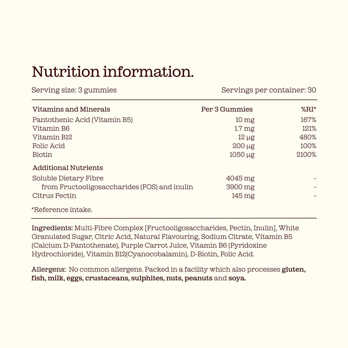 High Fibre Gummies