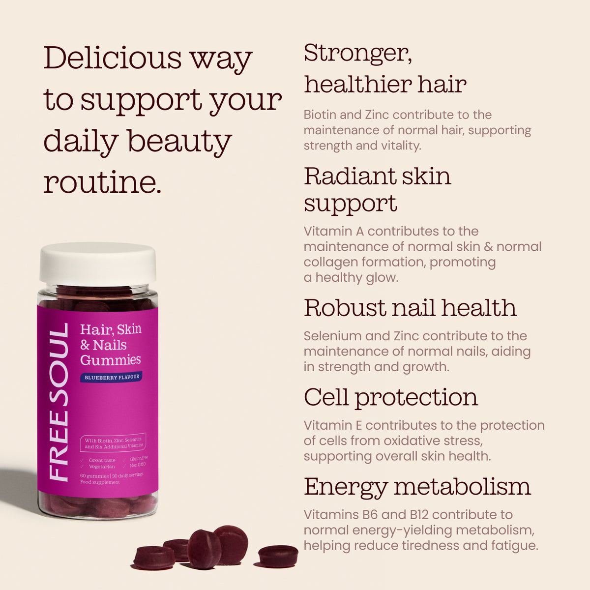 Hair, Skin & Nails Gummies