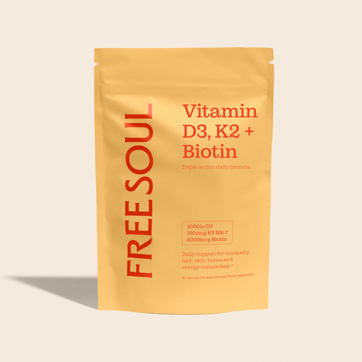 Vitamin D3 + K2 and Biotin