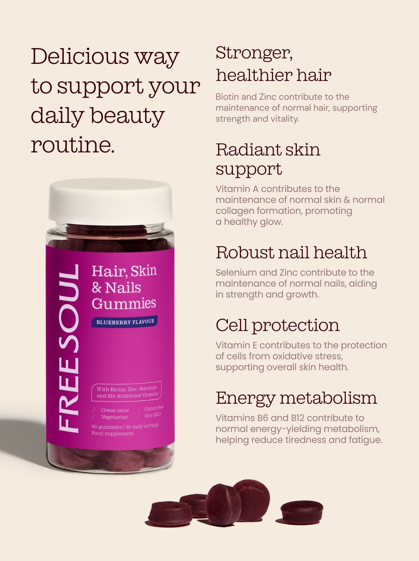 Hair, Skin & Nails Gummies