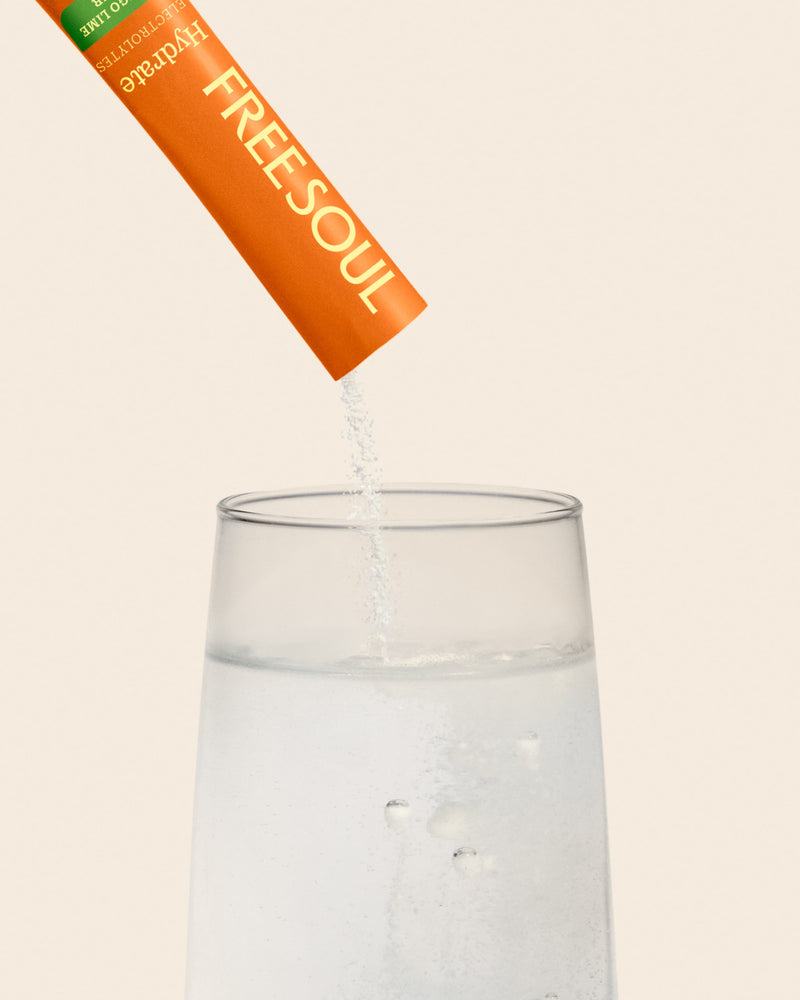 Whether you’re at work, at home or on-the-go, tear open one of your 7g electrolyte sachets.