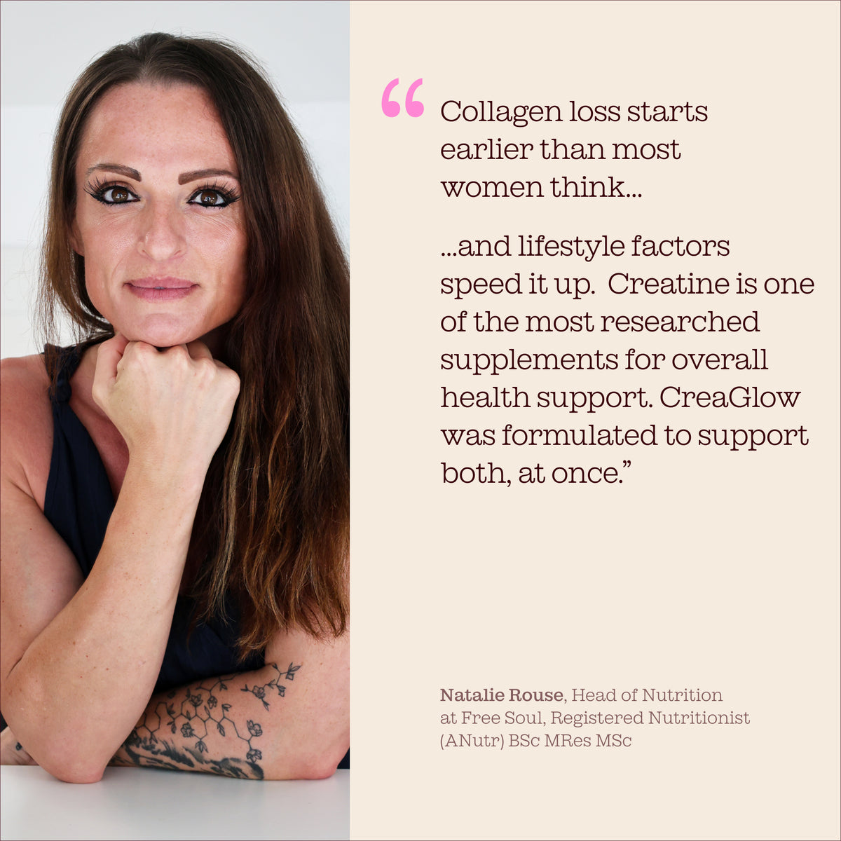 CreaGlow: Collagen + Creatine Powder