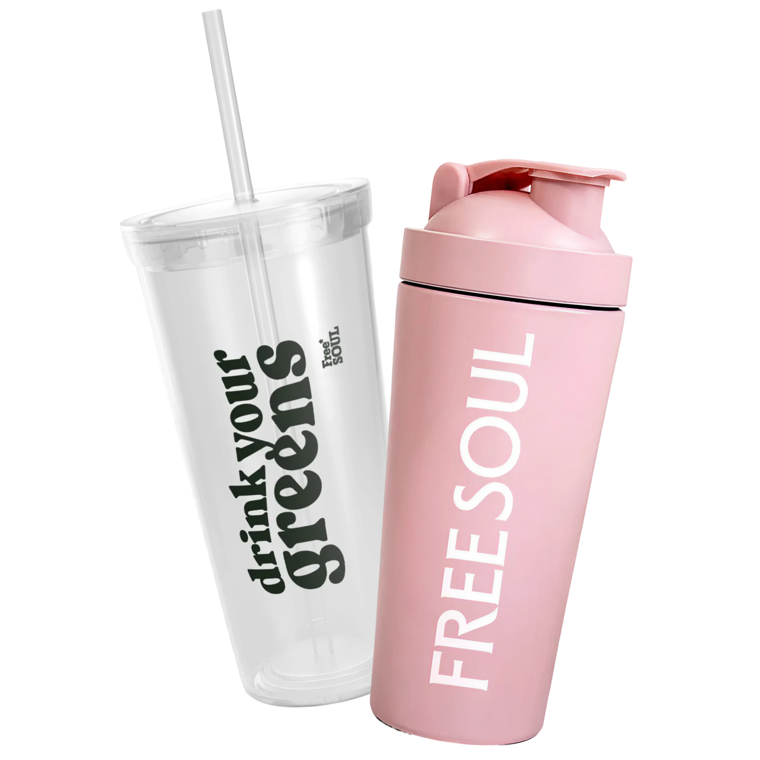 Sip Cup & Stainless Steel Shaker - Free Gift – Free Soul