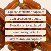 Cold Pressed Pumpkin Seed Oil Capsules