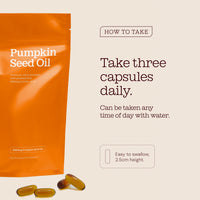 Cold Pressed Pumpkin Seed Oil Capsules