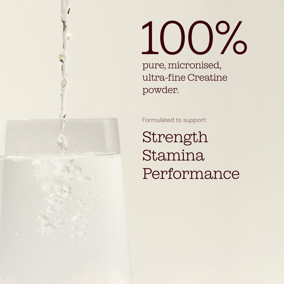 Pure Creatine: Monohydrate Powder