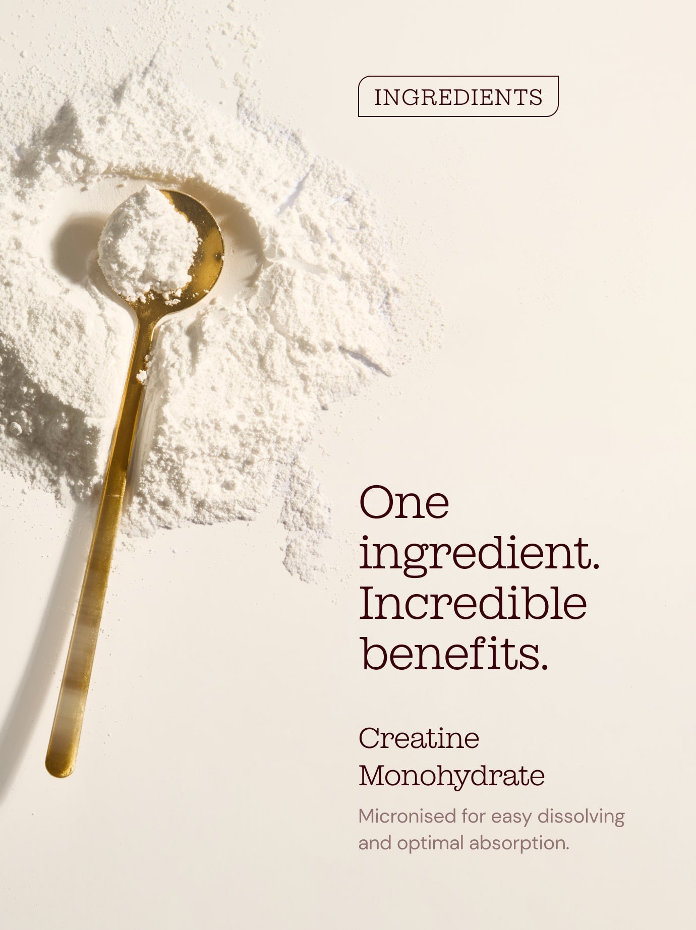 Pure Creatine: Monohydrate Powder